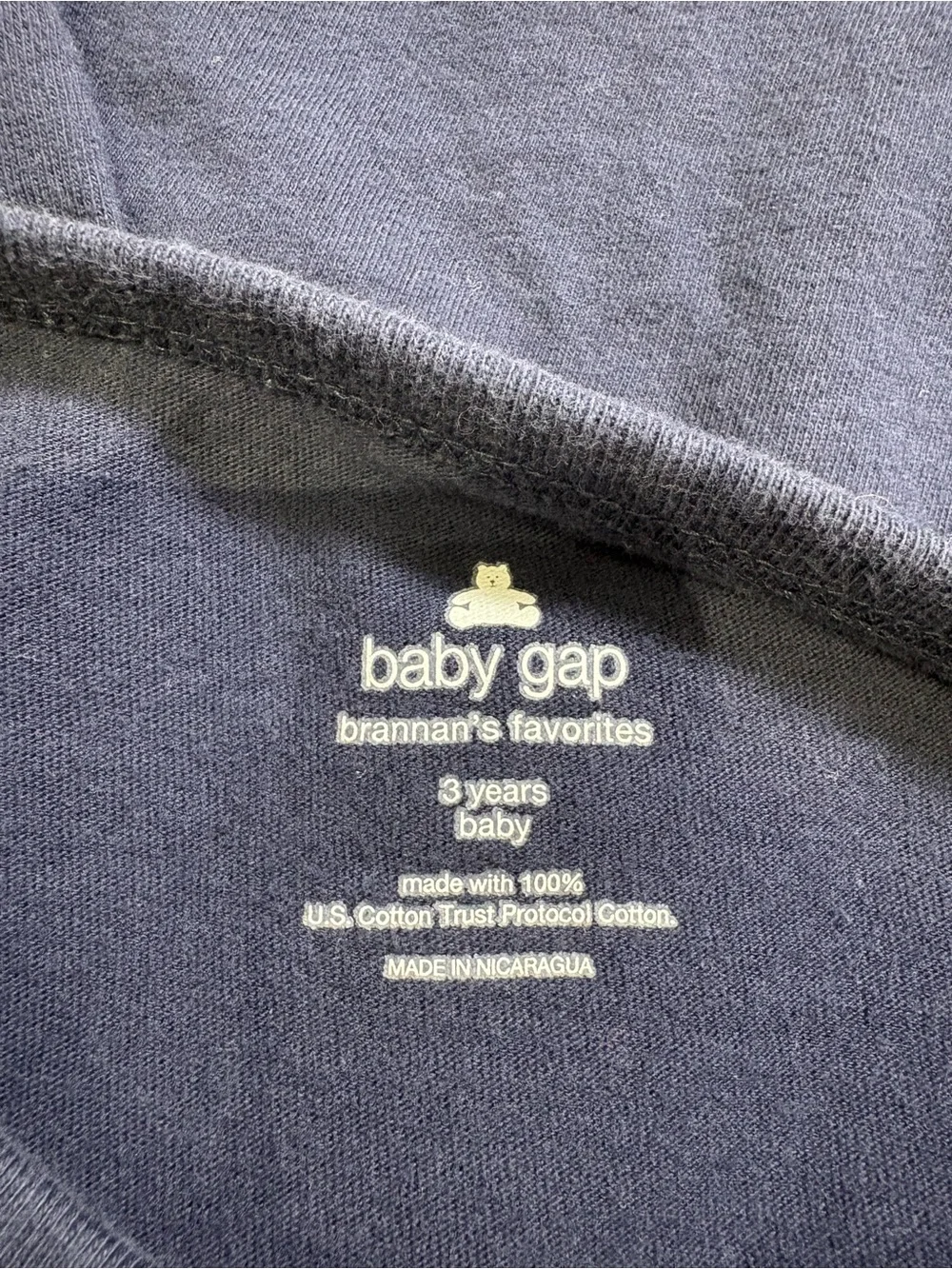 Baby Gap Navy Blue Solar System T Shirt Sz 3 Graphic Tee Space Planets Science